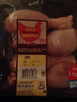 British chicken drumsticks 