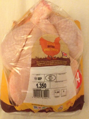 British whole chicken