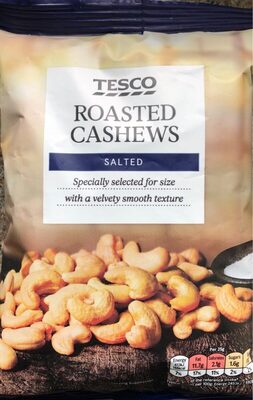 Salted Roasted Cashews front packaging
