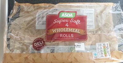 Super soft wholemeal rolls