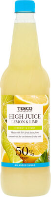 High Juice Lemon And Lime Squash No Added Sugar