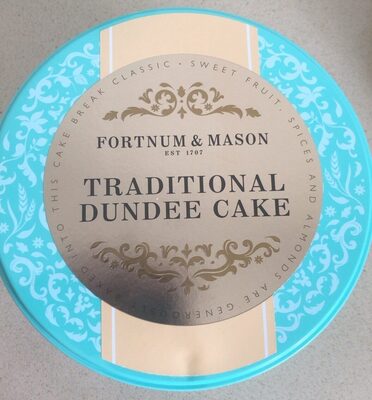 Traditional dundee cake