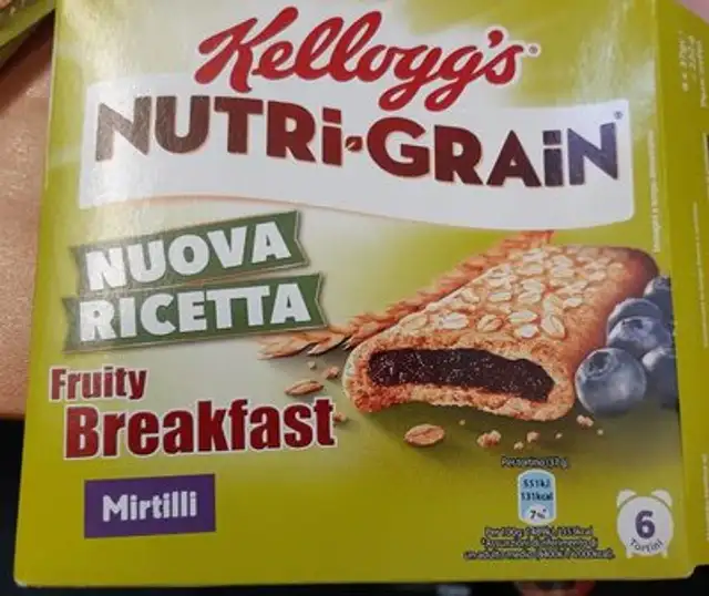 Nutri grain front packaging
