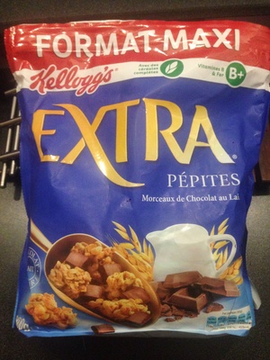 Céréales Extra Pepites Kellogg's Chocolat au lait