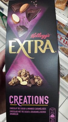 Céréales Extra Création Kellogg's Chocolat Amande front packaging