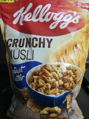 Crunchy müsli peanut butter