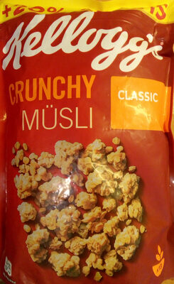 Crunchy Müsli Classic front packaging