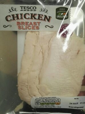 Chicken breast slices