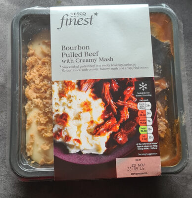 Bourbon Pulled Beef with Creamy Mash