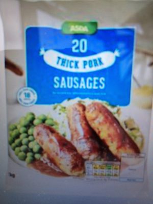 20 thick Pork Sausages