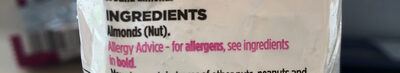 Ground Almonds ingredients label