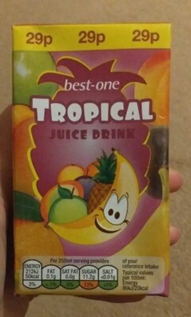 Tropical juice drink