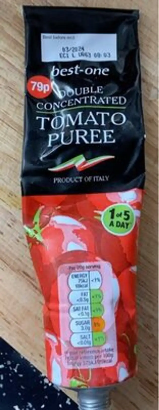 Double concentrated tomato puree