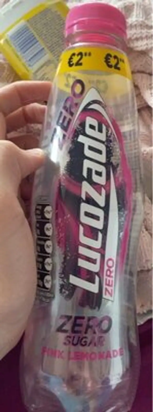 zero sugar pink lemondade