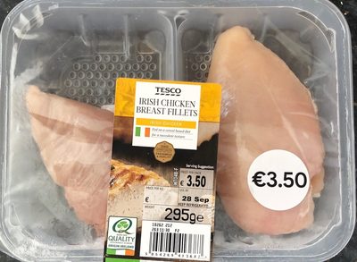 Irish Chicken Breast Fillets front packaging