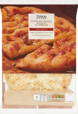 T.Sunblush Tomato Tomato And Garlic Flatbread
