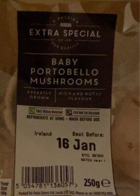 Baby portobello mushrooms