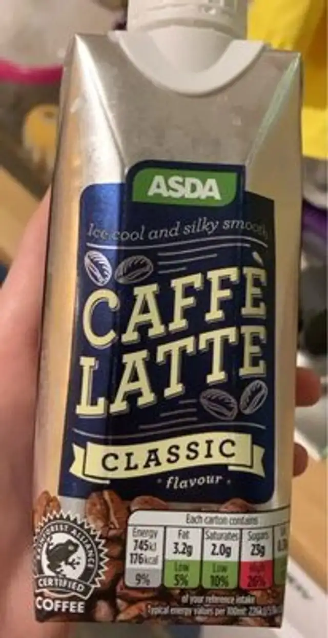 Caffe latte Classic flavour front packaging