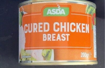 Cured chicken brest front packaging