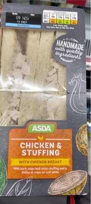 Chicken and stuffing front packaging