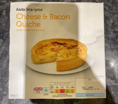 Asda Smartprice Cheese & Bacon Quiche