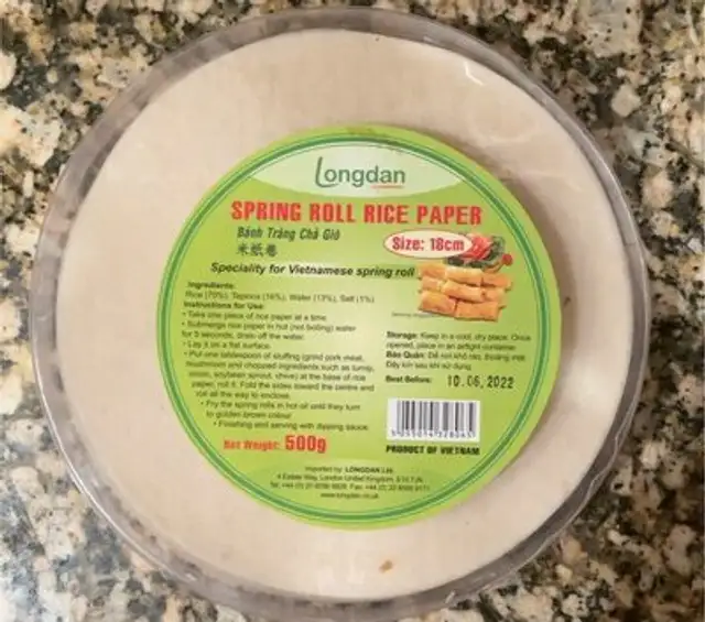 Spring roll rice paper