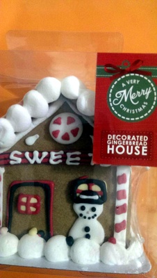 decorated ginger bread house