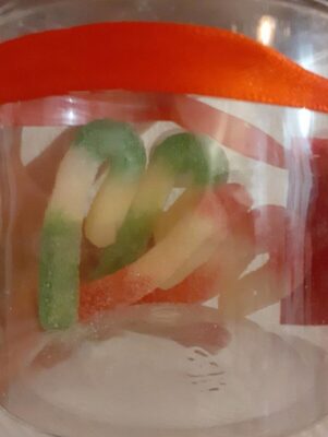 Fizzy Candy Cane Gummies