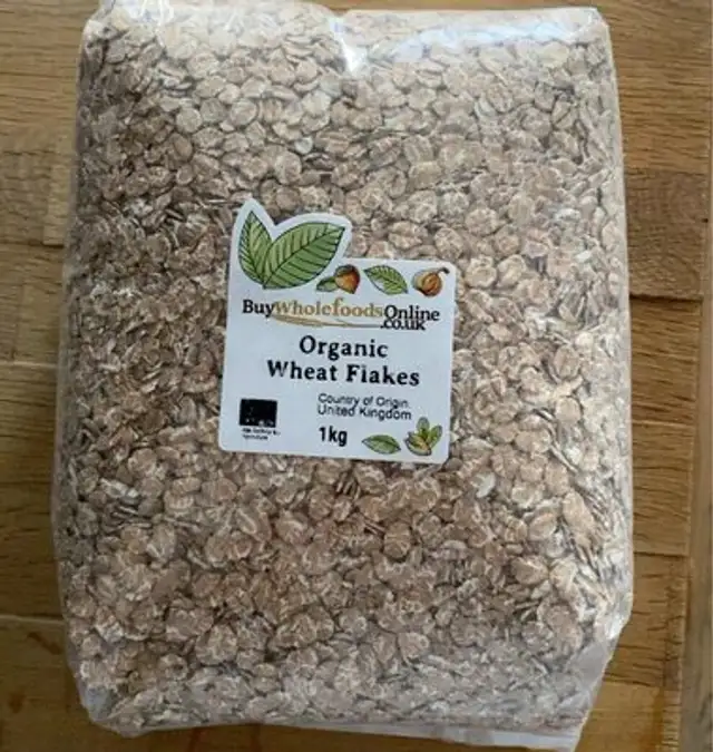 Organic wheat flakes