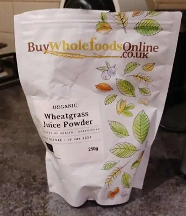 Wheatgrass juice powder