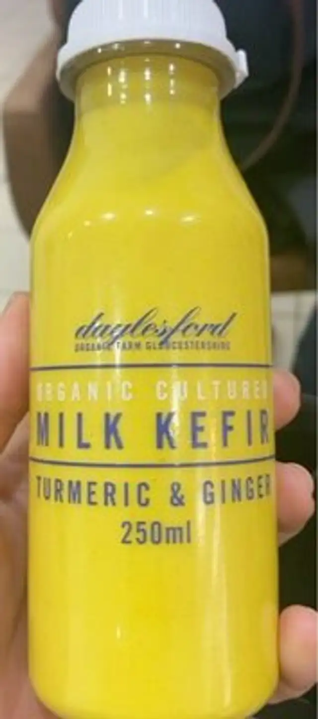 Daylesford organic cultured milk kefir turmeric and ginger