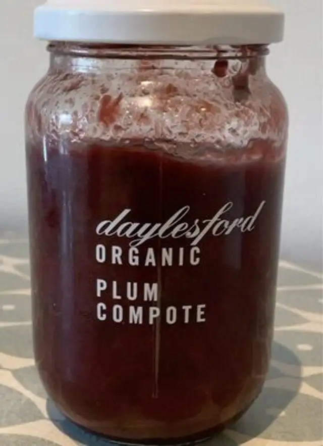 Organic Plum Compote