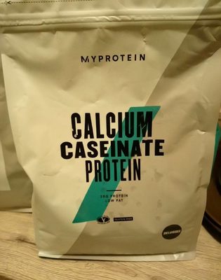 Calcium caseinate protein front packaging