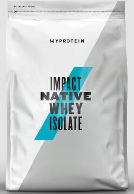 Impact Native Whey front packaging