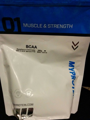 BCAA Raspberry Lemonade front packaging