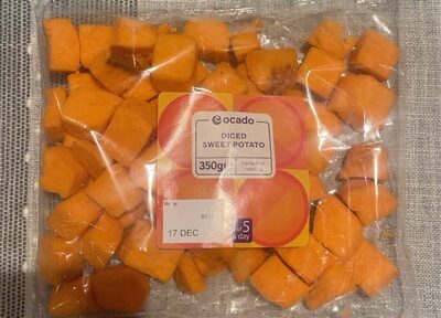 Diced Sweet Potato front packaging