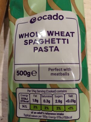 Whole Wheat Spaghetti Pasta