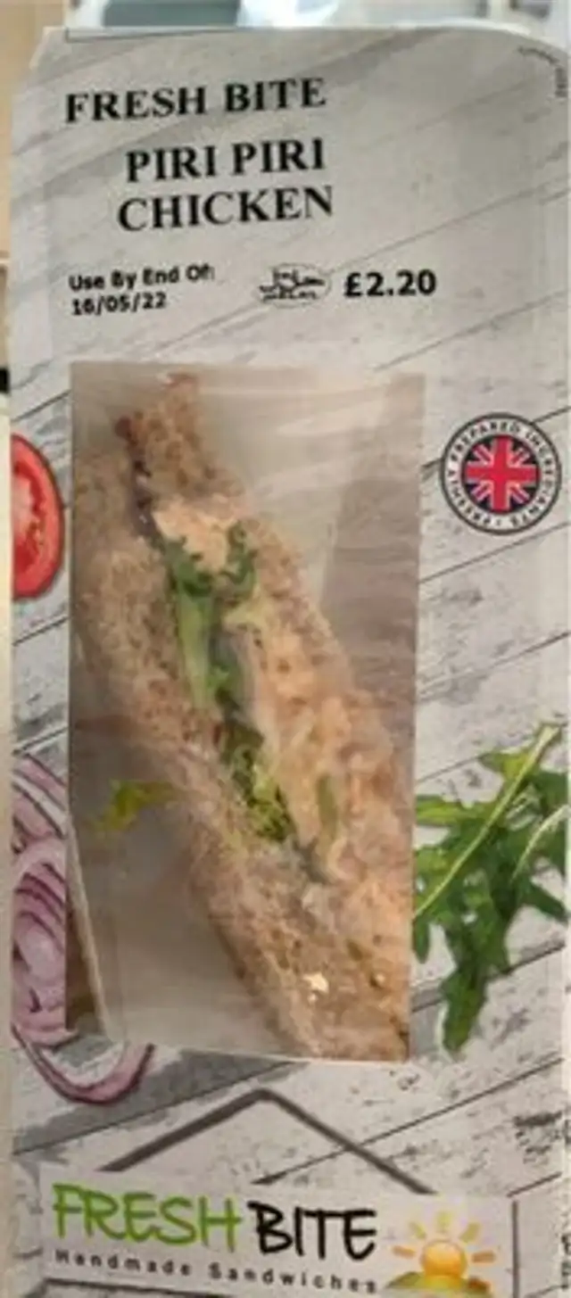 FRESH BITE PIRI PIRI CHICKEN lice Bv End Of