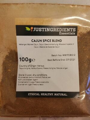 Épices Cajun front packaging