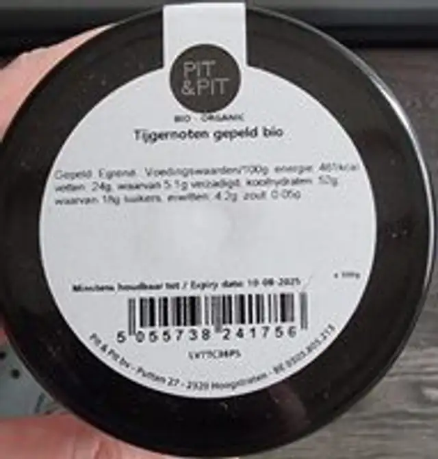 Tijgernoten Gepeld Bio