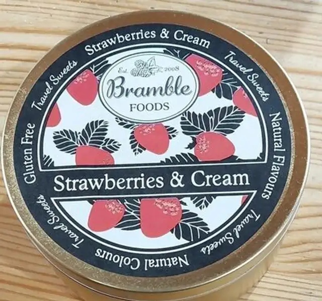 Strawberry and Cream Hard Sweets