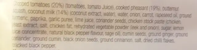 the country food trust ingredients label