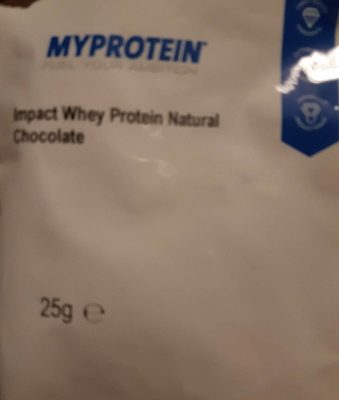 Impact Whey Protein - Natural Chocolate front packaging
