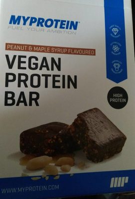 Vegan protein Barre front packaging