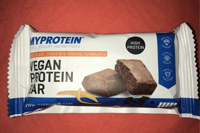 Vegan Protein Bar front packaging