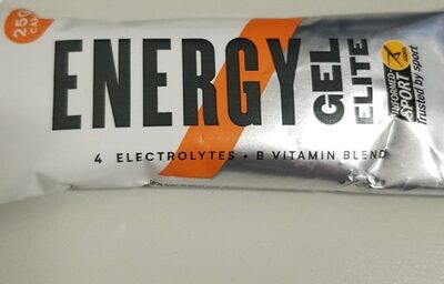 Energy Gel Elite front packaging