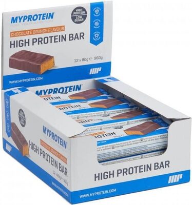 Myprotein High Protein Bar, Vanilla and Honeycomb, 12 X