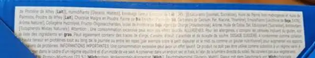 Myprotein High Protein Bar, Vanilla and Honeycomb, 12 X ingredients label
