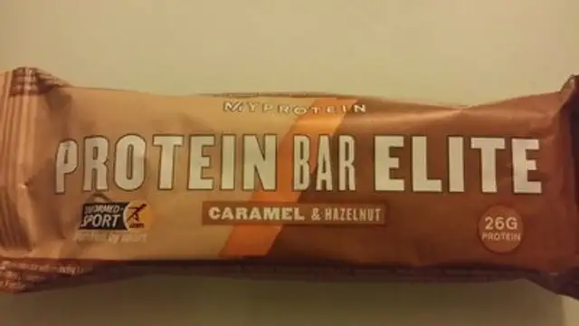 Myprotein Pro Bar Elite, Caramel Hazelnut(sample ) front packaging