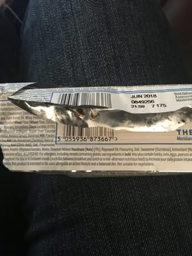 Myprotein Pro Bar Elite, Caramel Hazelnut(sample ) ingredients label